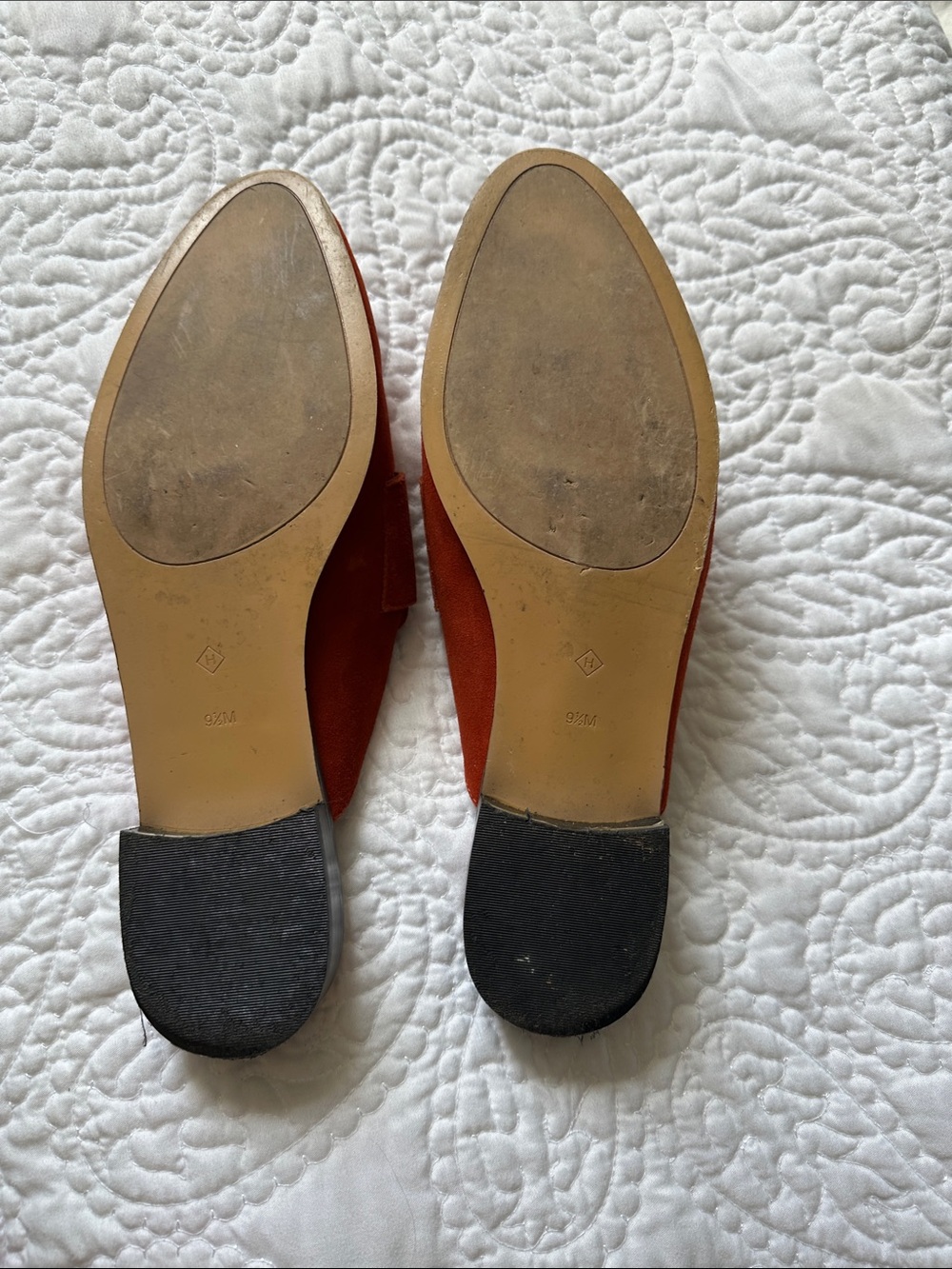 Halogen Rust Suede Slip-On Mules - Picture 4 of 4